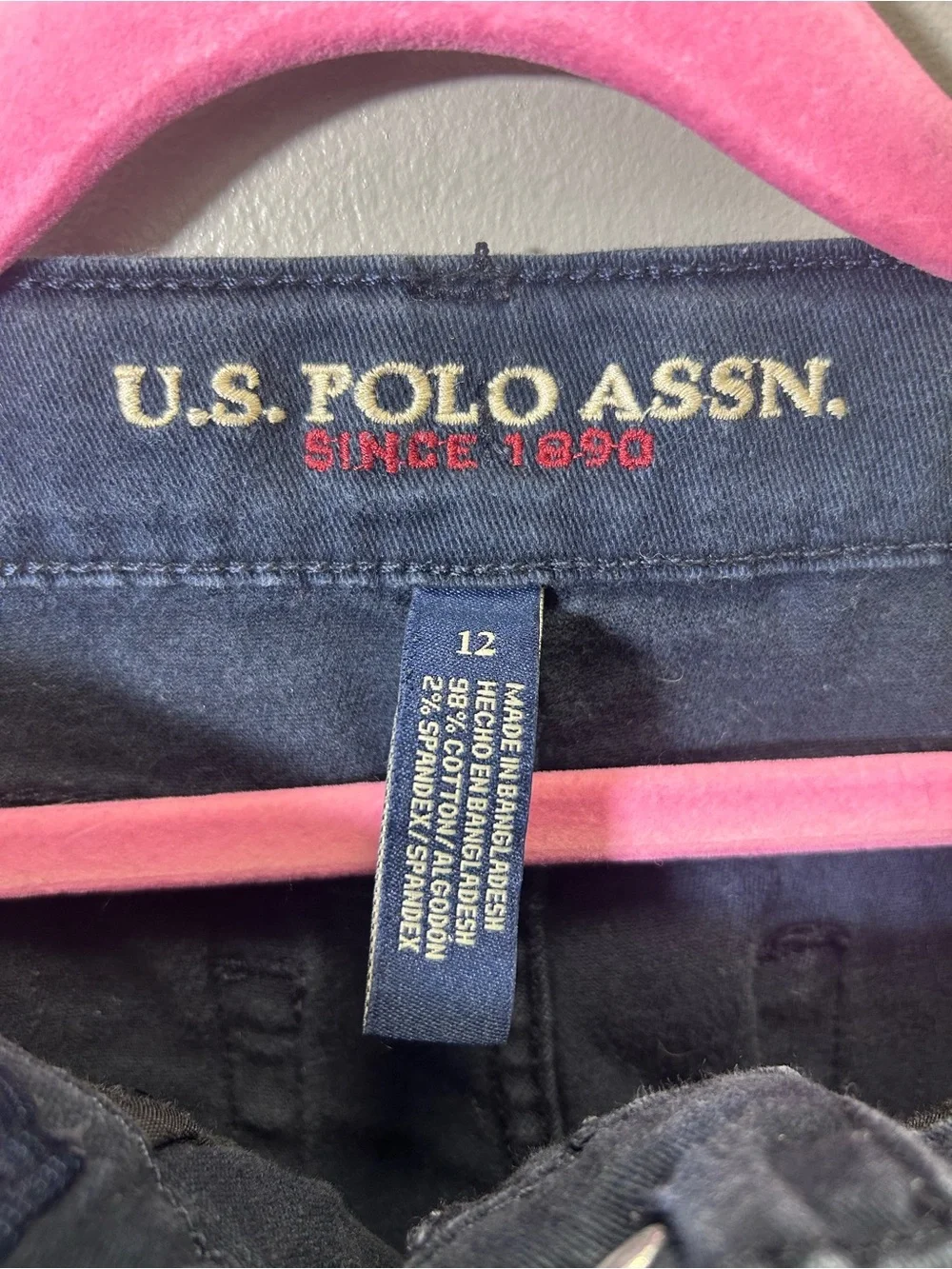 U.S. Polo Assn. Dark Gray Skinny Jeans with Embroidered Logo